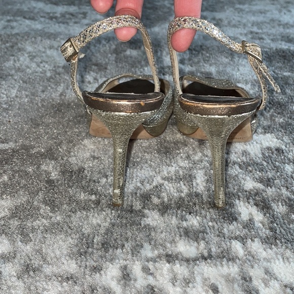 Jimmy Choo: Sparkly Gold Heels - Picture 4 of 6